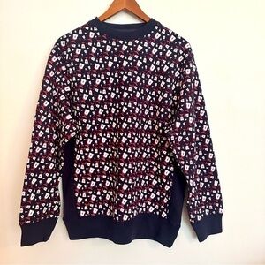 Undefeated Sweatshirt with Undefeated Logo’s Blue Red White Size Large